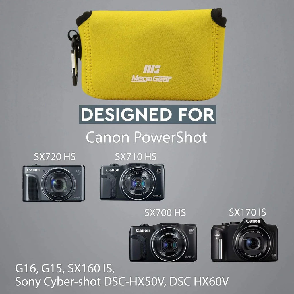 HS, DSC-HX50V, HS, G15, DSC-HX60V, HS, Case PowerShot SX170 G16, SX720 Canon IS, SX160 Canon Camera SX700 SX710 Neoprene IS MegaGear