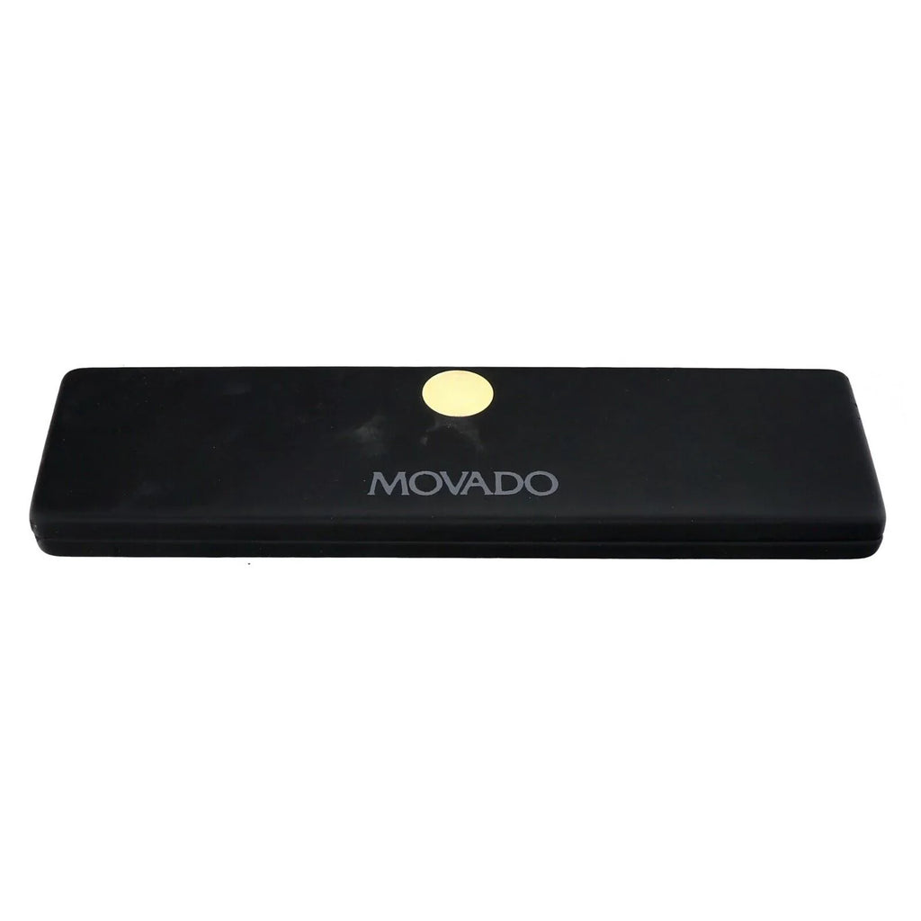 87.40.882L Museum Movado Watch 30mm Leather Ultra-Thin Wrist Hyatt Quartz