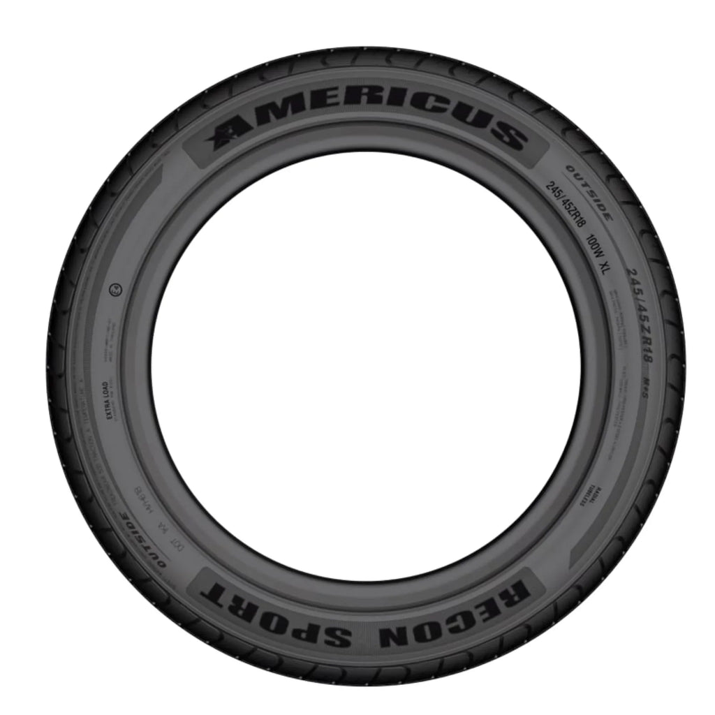Americus All climate Recon Tire Passenger XL 103W Sport 245/45ZR20