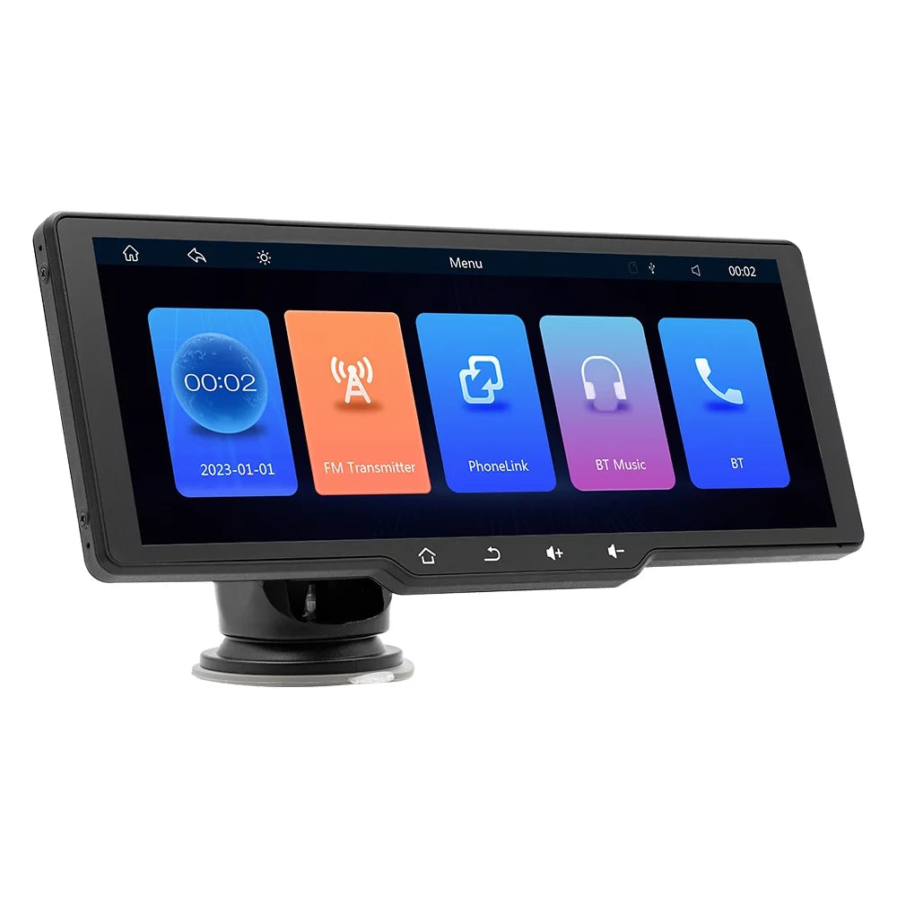 Car Camcorder CarPlay Player Recorder Car Shinysix APP Car Control Car Mobilephone Rearview Video Multi-language 10.26in Camera MultiMedia Wireless Auto Camera Portable