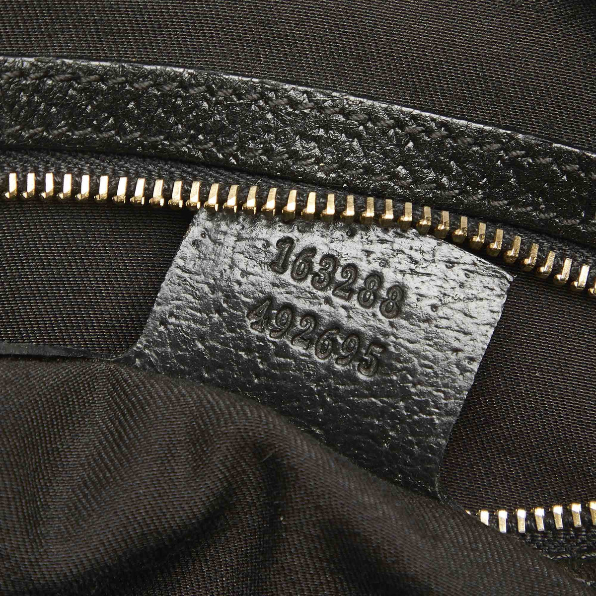 Pre-Owned Shoulder Bag GG Fabric Women Canvas Black (Good)
