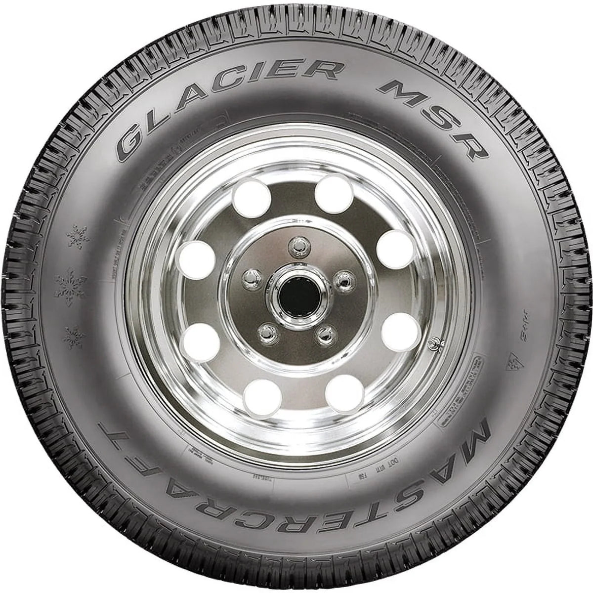 MSR Winter Glacier Mastercraft E 125/122R LT275/70R18 Truck Tire Light
