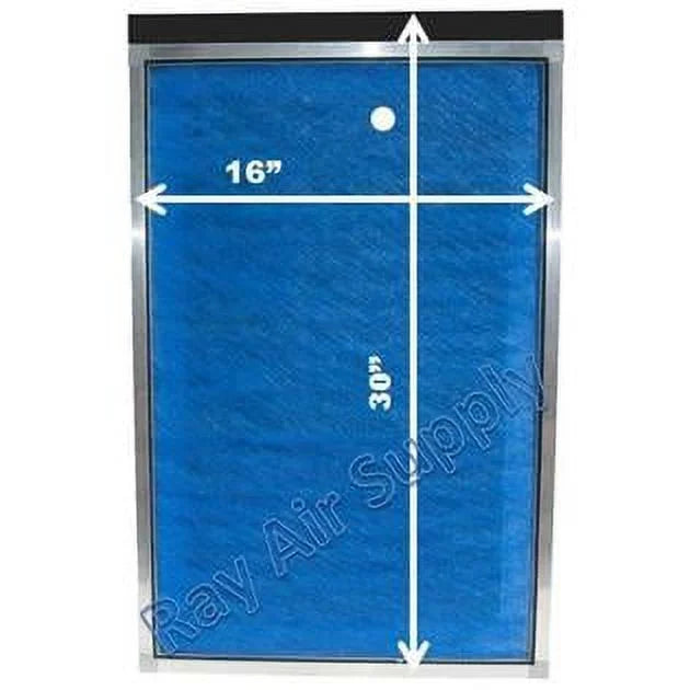 16x30 Pack) Air Filter MicroPower with BLUE Guard Cleaner SUPPLY Compatible RAYAIR (3 Pads Replacement