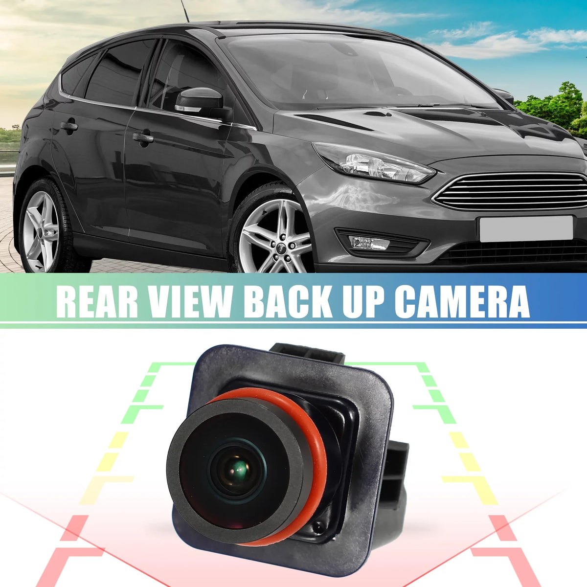 Backup Bargains Rear Pry Bar View EG1Z19G490A Car Camera 13-19 Taurus with Unique for