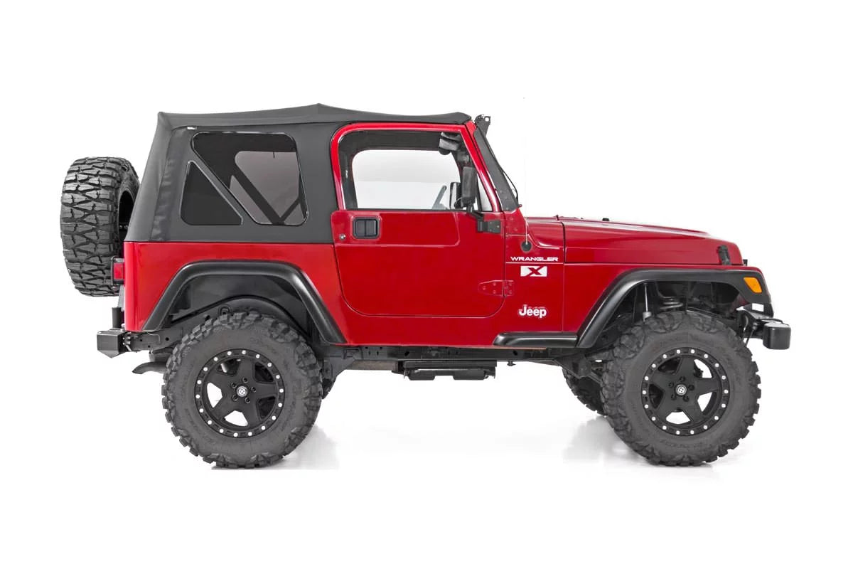 YJ Black Jeep Top Replacement Country Rough for 87-95 Soft