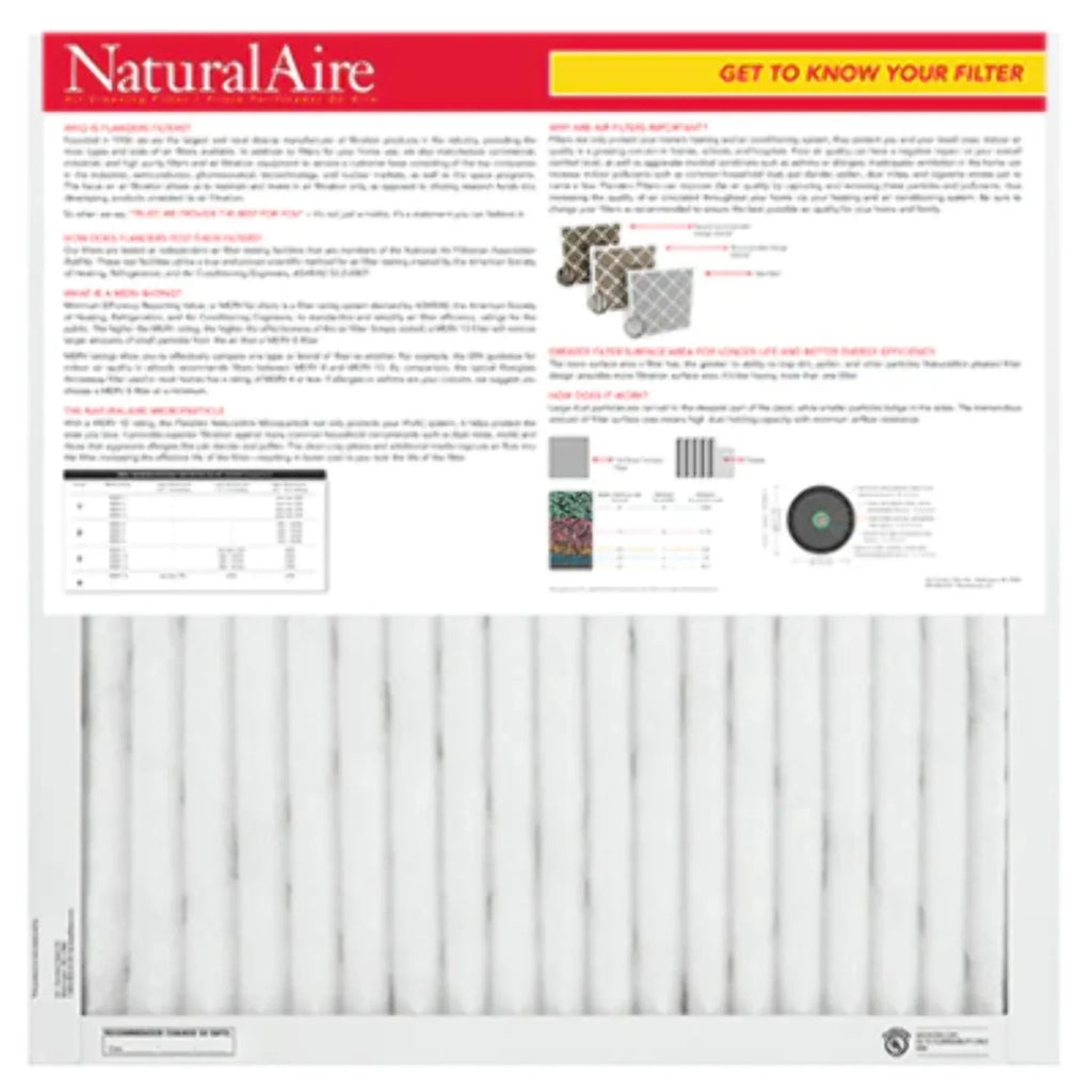 14x20x1 10 Microparticle NaturalAire pack) MERV (6 Filters 85256.011420