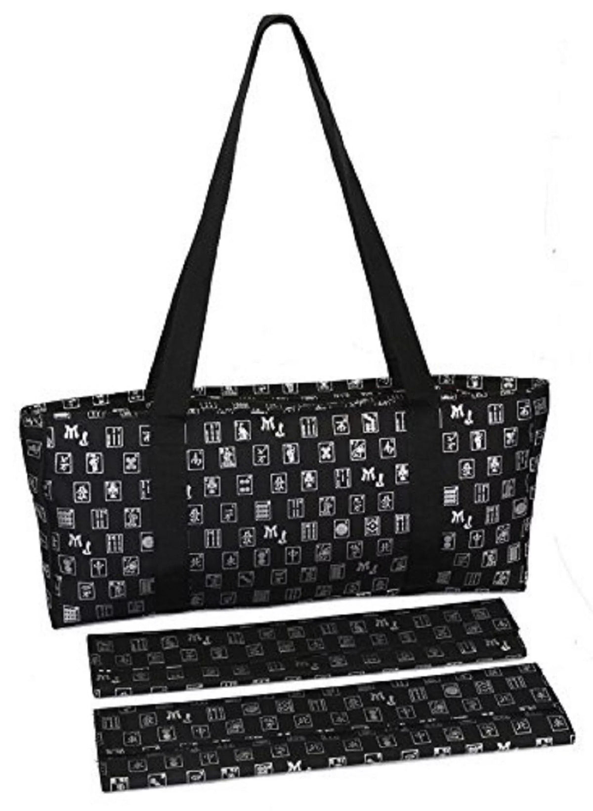matching tiles, MJ Case Soft a Soft Silver racks wraps not included) - Only and & trays, Designer two and Jongg Mah pushers includes Logo Case, bag, Replacement (Replacement bonus Black Direct