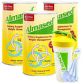 Shake Measuring Powder 17.6 Bundle Replacement Set and a Protein (3 Lumintrail with Meal Almased Pack) Bottle Spoon oz Multi Shaker
