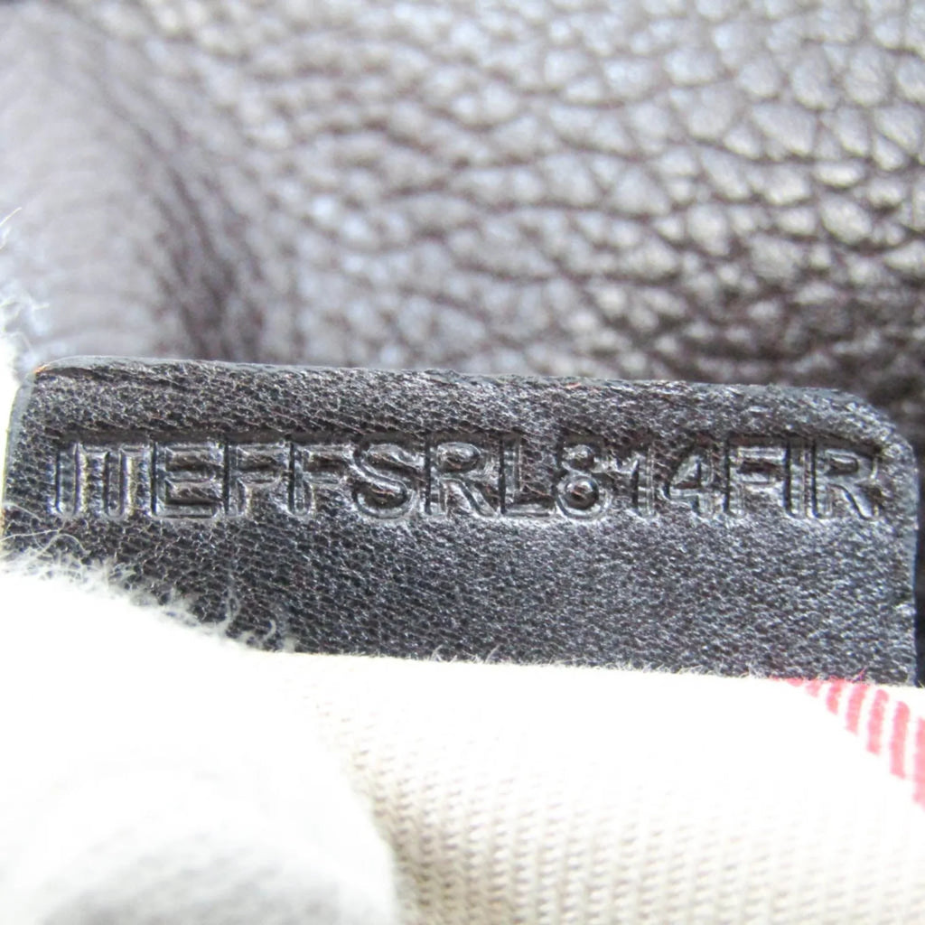 Brown Dark (Good) Bag Women's Burberry Leather Handbag,Shoulder Pre-Owned 3801199